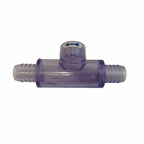 Sundance Spas Flow Switch "T" Only (No Flow Switch Included), No Bypass Valve