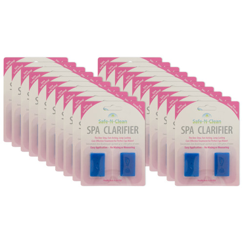 Spa Clarifier, Safe-N-Clean Pools, Qty 20