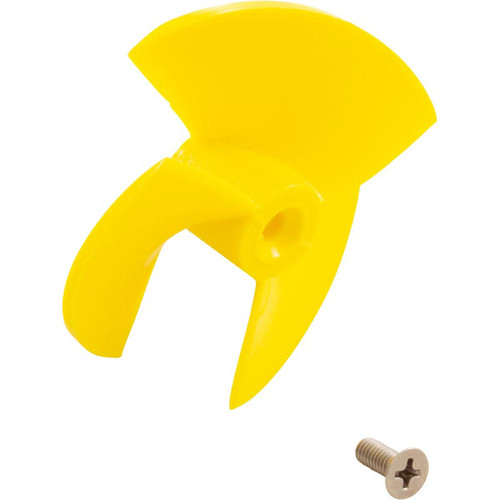 Impeller, Maytronics Dolphin, Yellow, w/Screw, Quantity 1