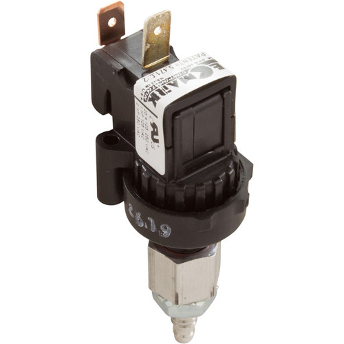 Air Switch, Tecmark, SPNO, 25 Amp, Latching, Center Spout