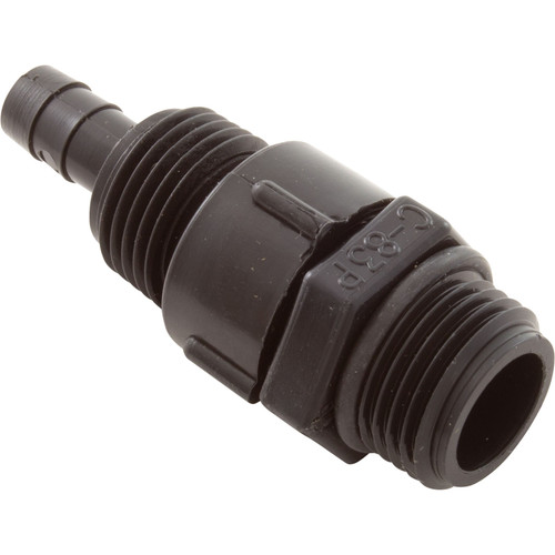 Check Valve, Mazzei C83, 1/2"mpt x 3/8"b, PVDF