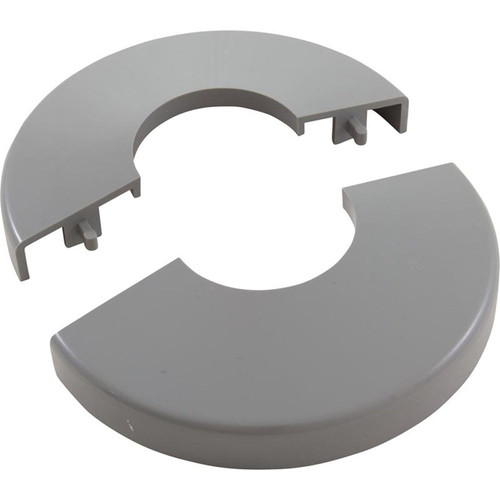 Pool Ladder Escutcheon, Clip On, Gray