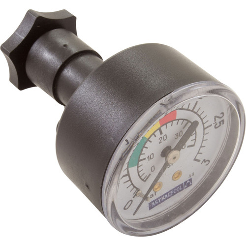 Pressure Gauge Kit, Astral, Back Mount, 1/8"