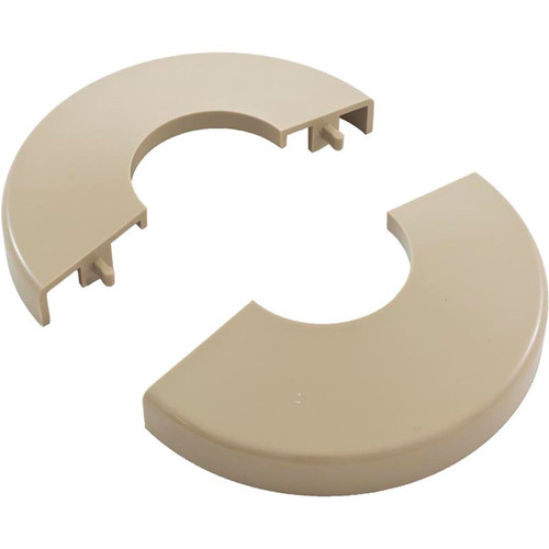 Pool Ladder Escutcheon, Clip On, Tan