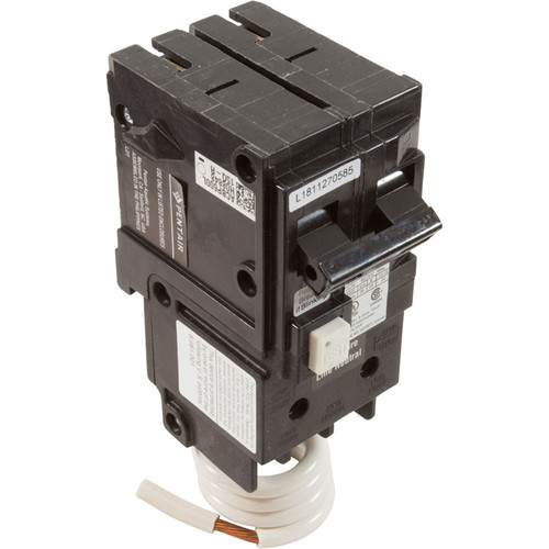 GFCI Circuit Breaker, 15A, 115v/230v, Double Pole