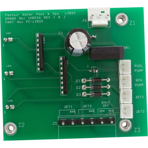 PCB, Pentair, Compool, LX-820