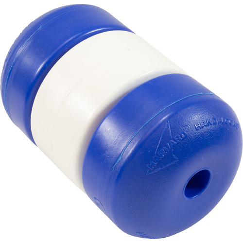 Pool Float, Handi-Lock, 3" x 5", 1/2" Rope, Blue/White/Blue