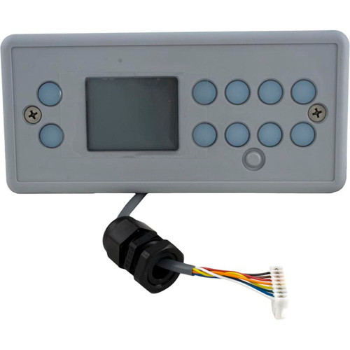 Topside, Gecko TSC/K-4, 10 Button, Lg Rec, LCD, w/o Overlay