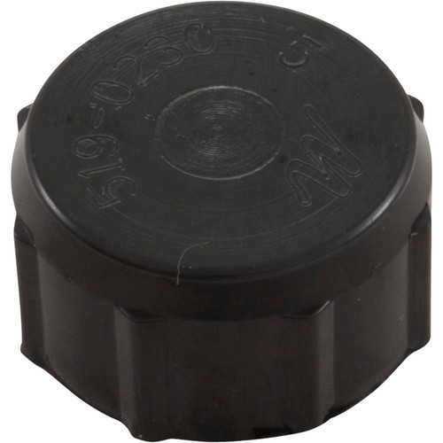 Drain Cap, Waterway Filter On/Off Valve, 1/2"fght, Black