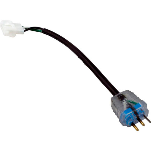 Adpt Cord, H-Q, Circ Pmp, Molded/AMP, Univ, 6", 115v230v, 10A, Blue