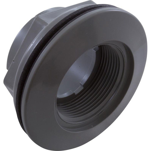 Wall Fitting, WW, 2-3/8"hs, 1-1/2"fpt x 1-1/2"s, 3-1/2"fd, Gry