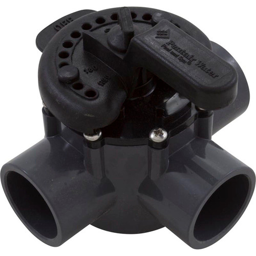 Diverter Valve, Pentair, 2" Spigot x 1-1/2" Slip, 3 Way