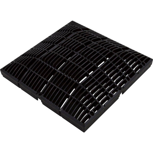 Main Drain Grate, Waterway 12" x 12" Square, VGB, Black