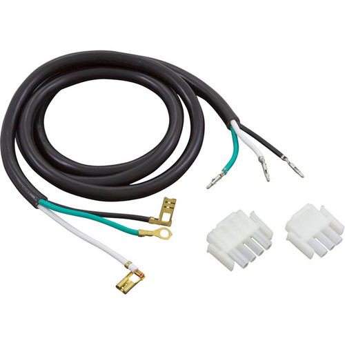 Cord, Hydro-Quip, 14/3 x 48, White AMP-3/AMP-4 Male(G, B, W)