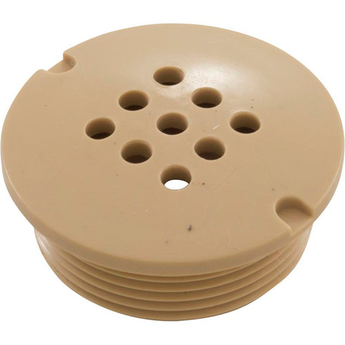 Air Injector Cap, CMP Natural Wonders Bubbler, 1-1/2"mpt, Tan