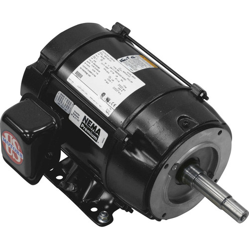 Motor, US Motor, 5 Horsepower, Three Phase, 208/230/460v