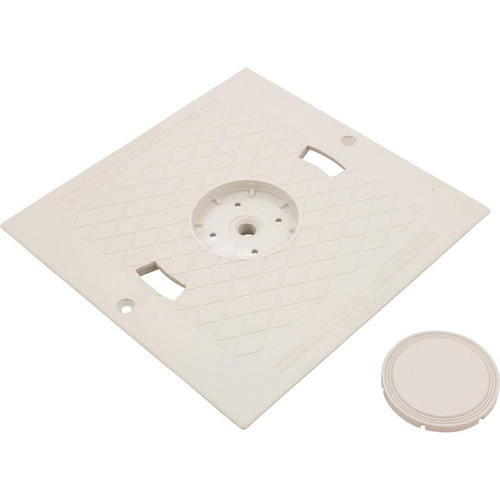 Skimmer Lid, Hayward, 10" x 10", w/o Thermometer, White, Gen