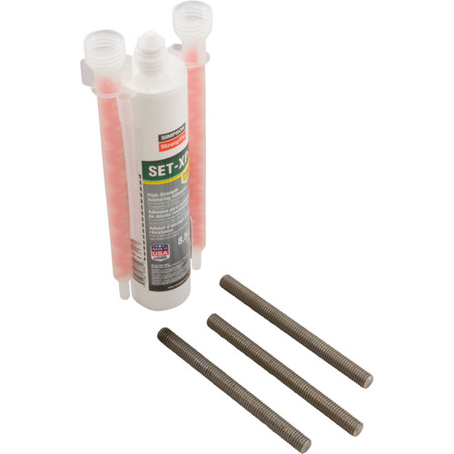 Epoxy Kit, SR Smith, w/ Three 1/2" Bolts