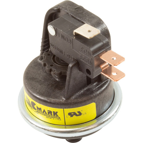 Pressure Switch 4015P, 25A, Tecmark, 1/8"mpt, SPDT, Plastic
