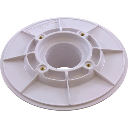 Wall Fitting, 6" dia, 2-3/8"hs, 2"s Insider, White