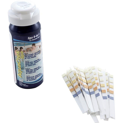 Test Strips, AquaChek Spa, 6-in-1 Test Strips (50 strips)