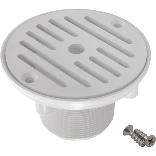 Inlet Fitting, Hayward, Grate, Adj, 1-1/2"fpt, White