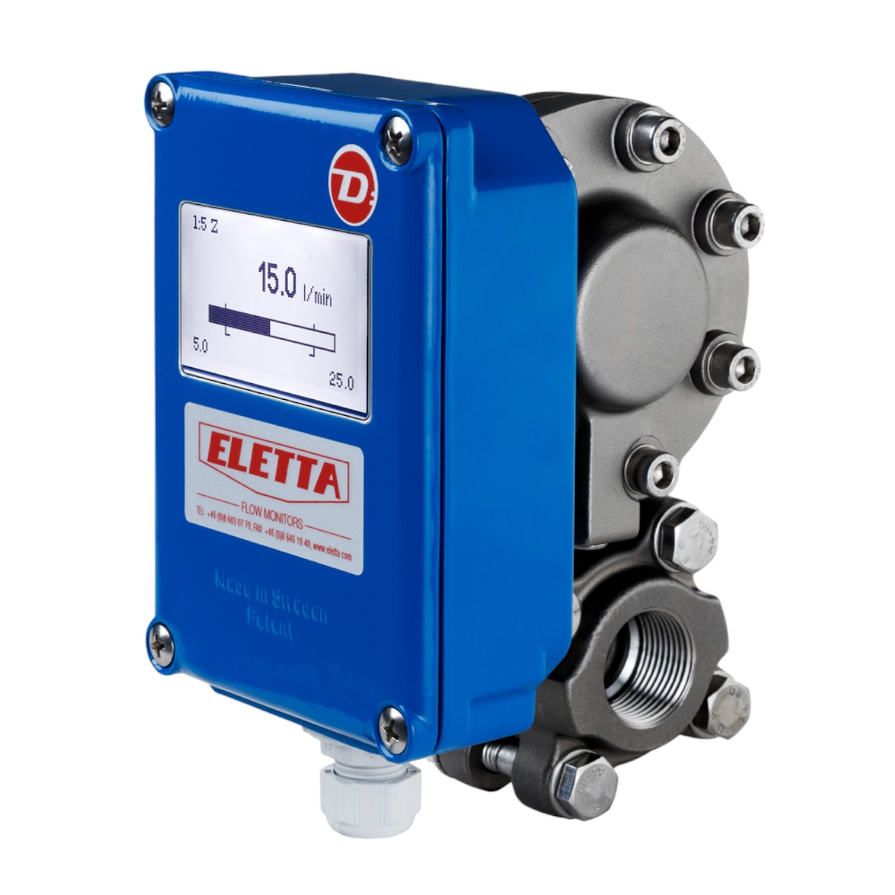 Eletta D-Series Mechanical Flow Monitor for Liquids & Gases ...