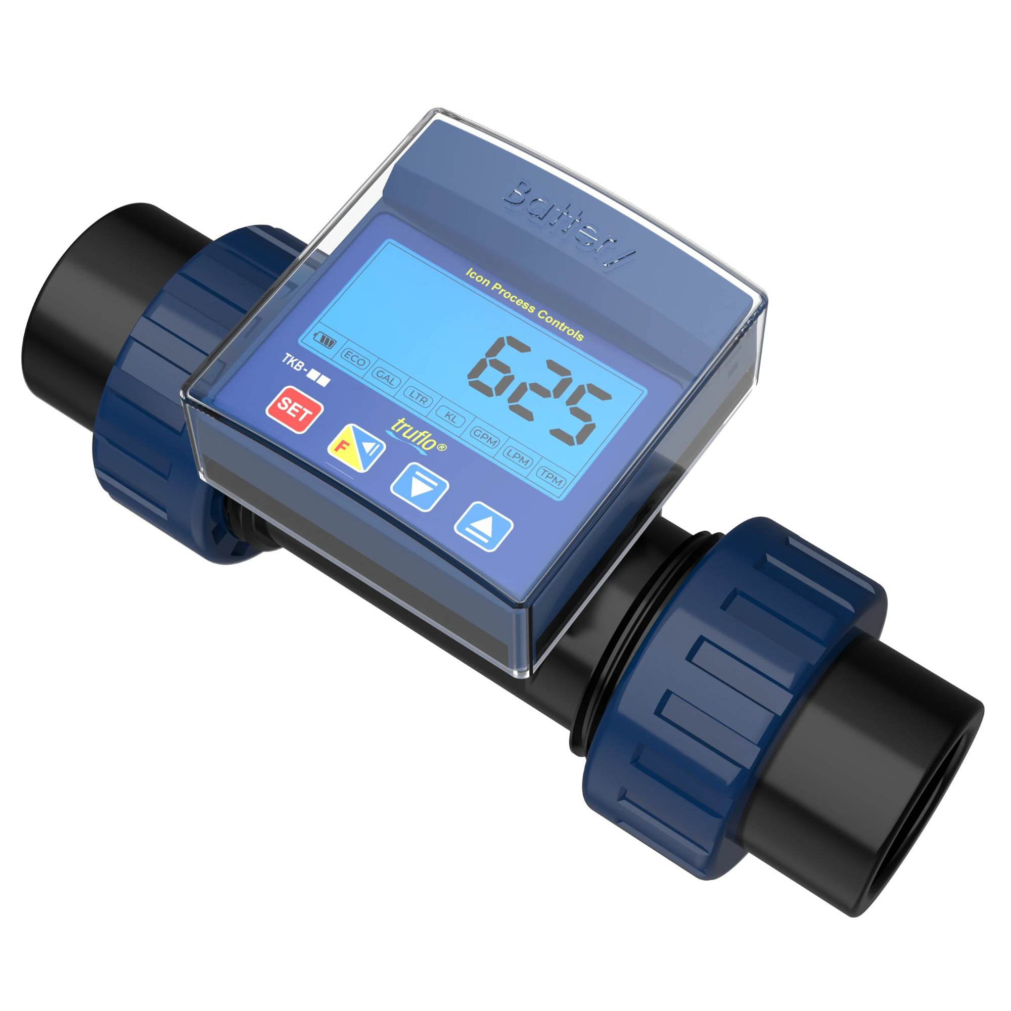 ICON Truflo TKB Series (Battery Powered) Paddlewheel Flow Meter