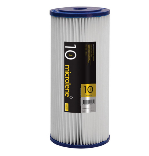 Microlene 20PP10J  Poly Pleated Sediment Filter 10" x 4.5"