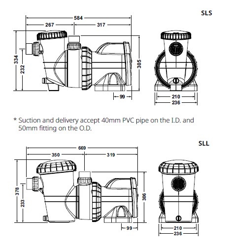 Davey Silensor Lid kit SLS Pool Pump