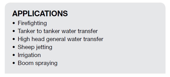 Twin impeller firefighter applications