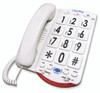 Clarity JV35W Big Button Braille Phone - White Buttons w/Back Talk