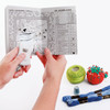 Image: OTTlite rimless pendant 3X magnifier, in use