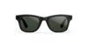 image: Ray-Ban Meta glasses with green transition lenses, dark, front view