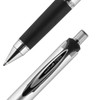Image: black uniball pen, tip detail