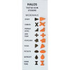 HALOS Tactile Microwave Stickers - 2 sets per pack