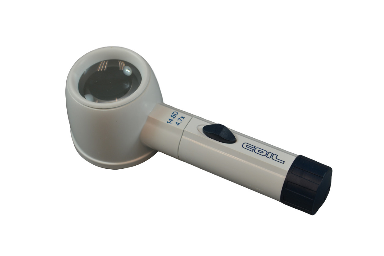 Coil Raylite 15 Led Magnifier 4 7x 14 8d 1.2 virtual reality optical illusions vr. ls s