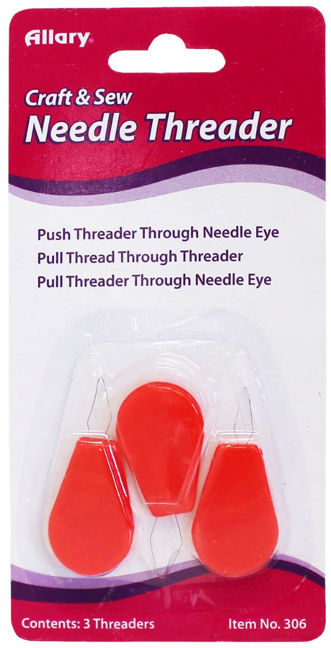 Wire Needle Threader, Plastic Handle