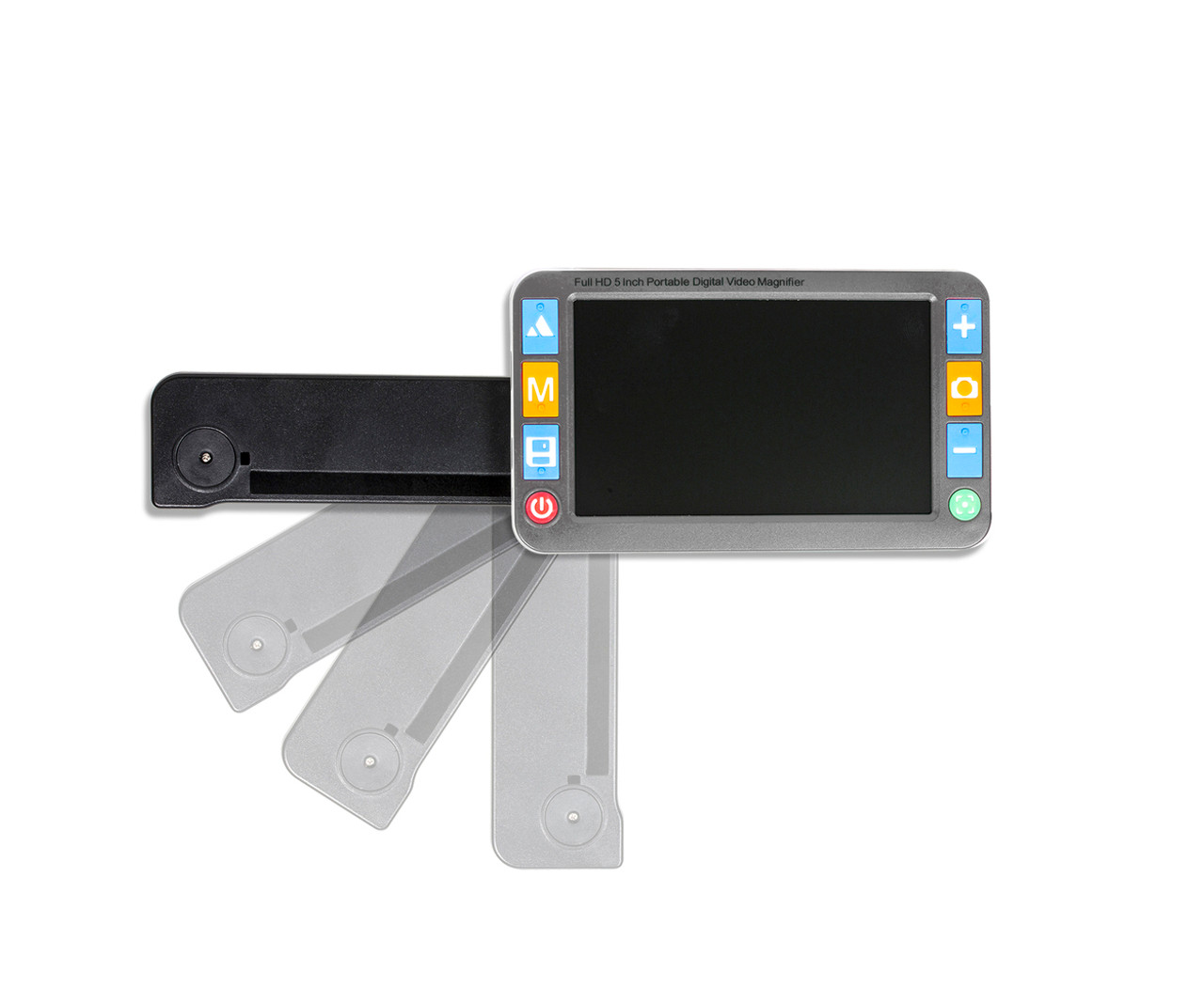 image: electronic magnifier with handle folding out