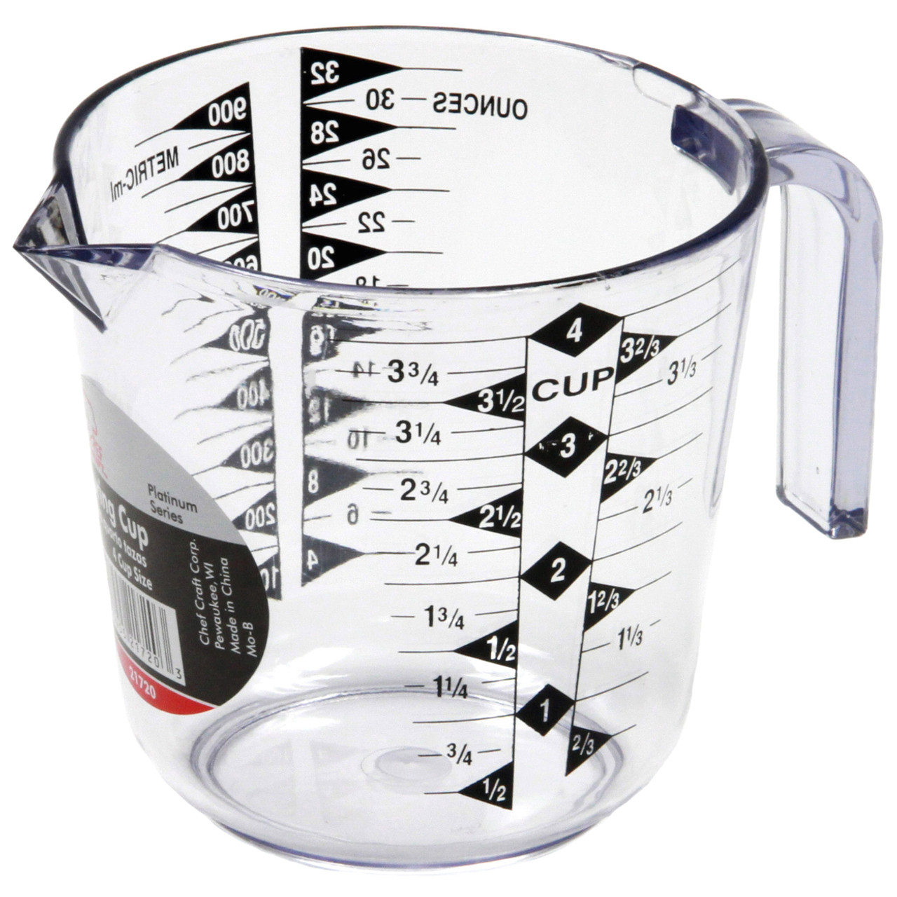 Copper Liquid Measuring Cup - 4 Cup