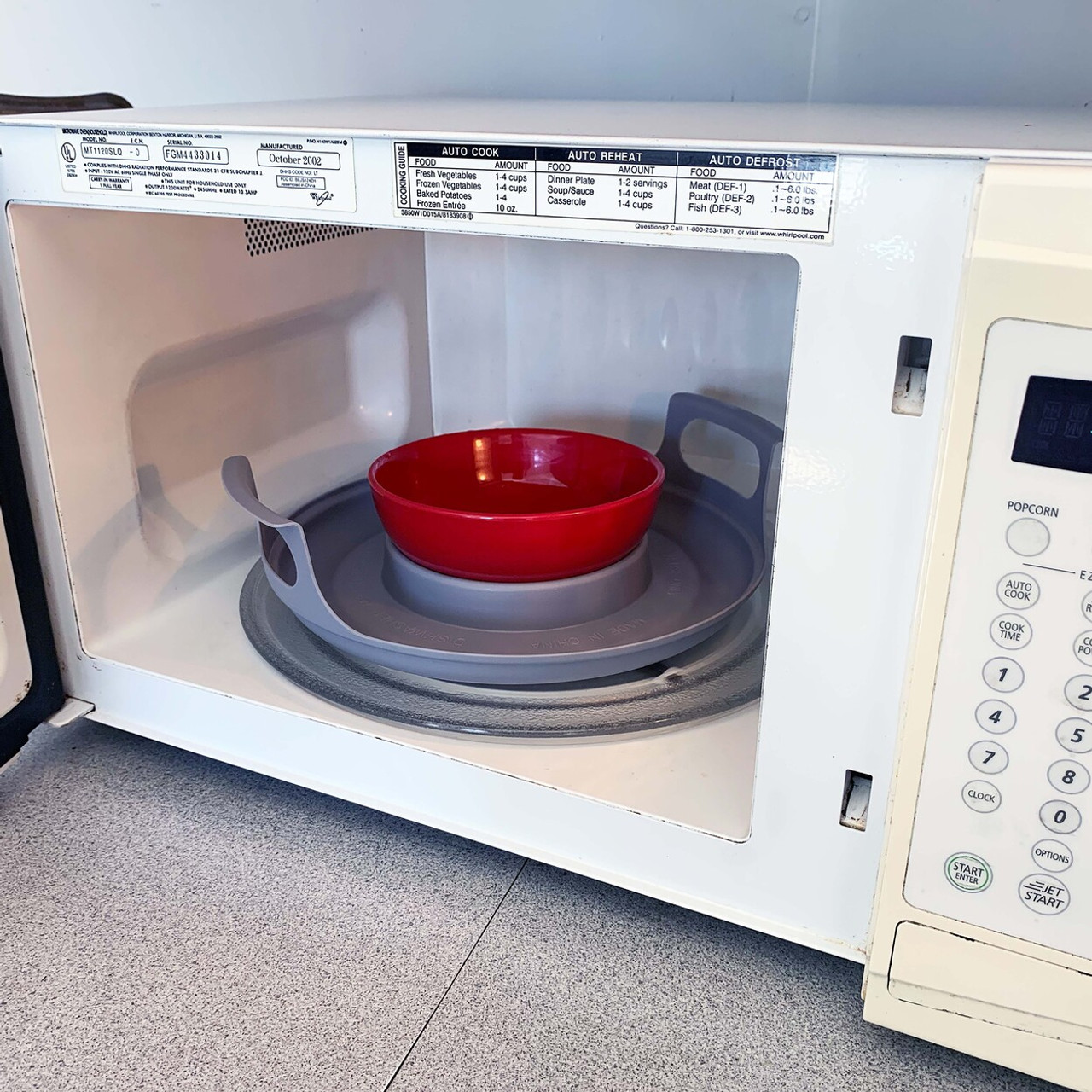 Microwave Cool Caddy, Low Vision Cooking