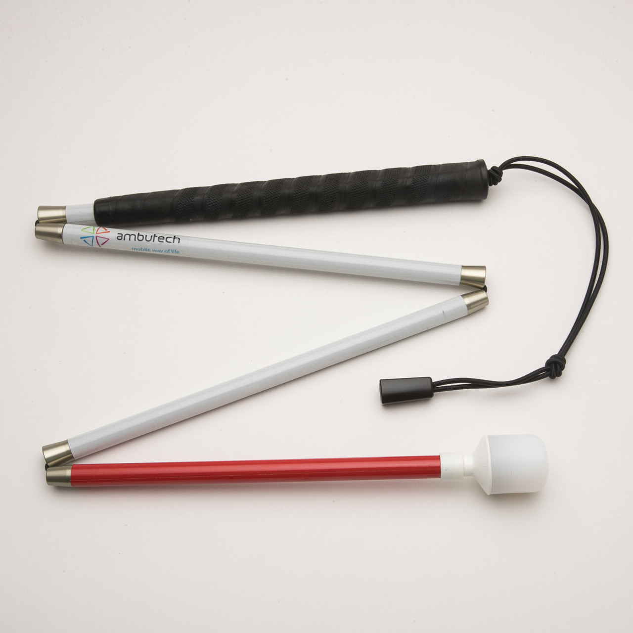 Ambu Graphite Folding Cane R-Tip