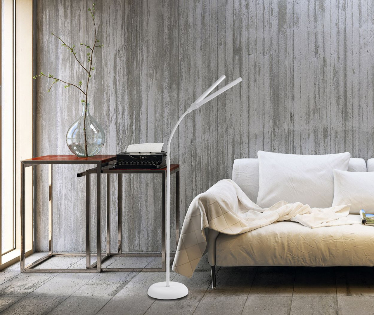 Image: Daylight Duo floor lamp, next to couch