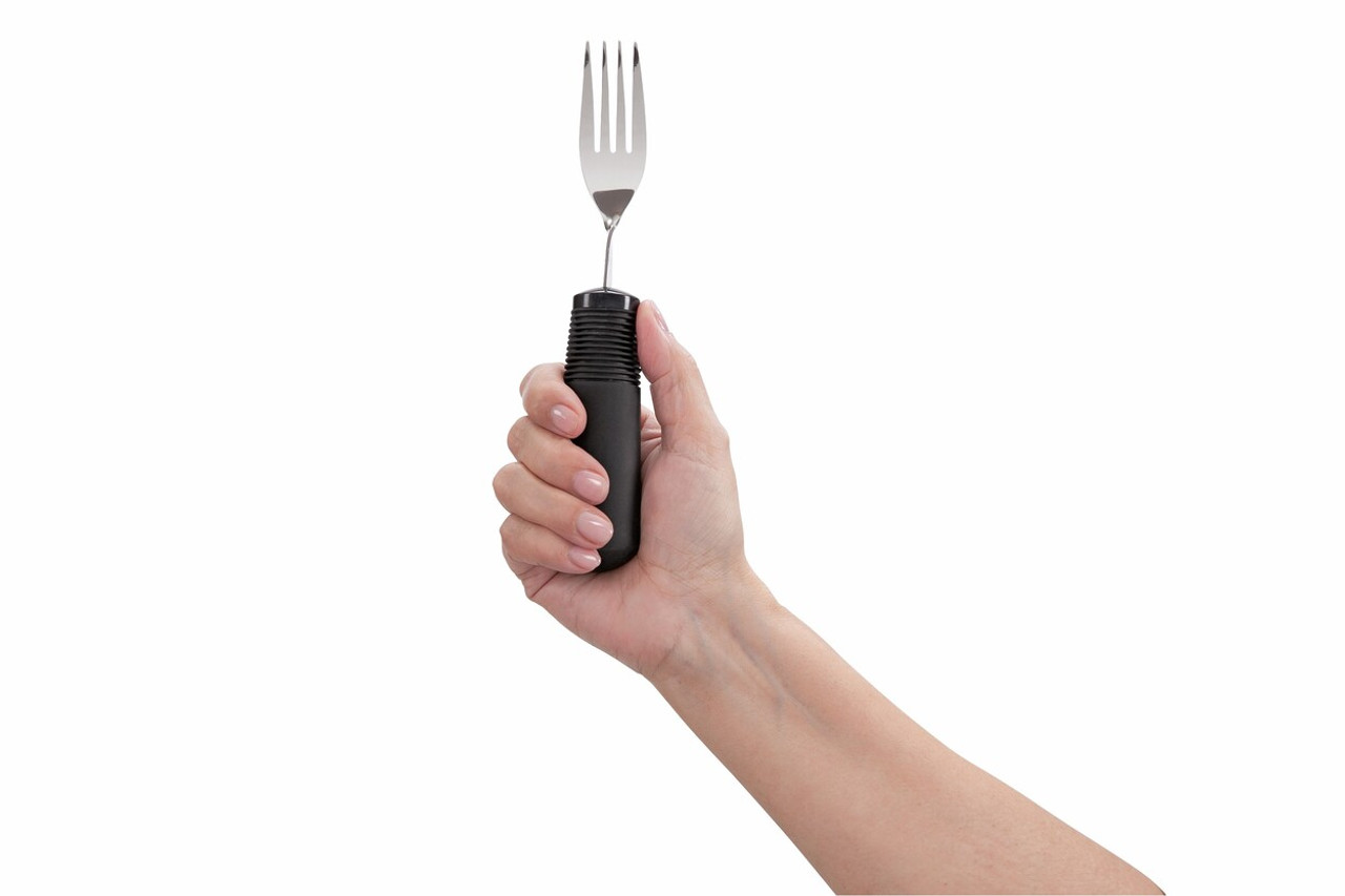 Image: big grip utensil - fork in hand