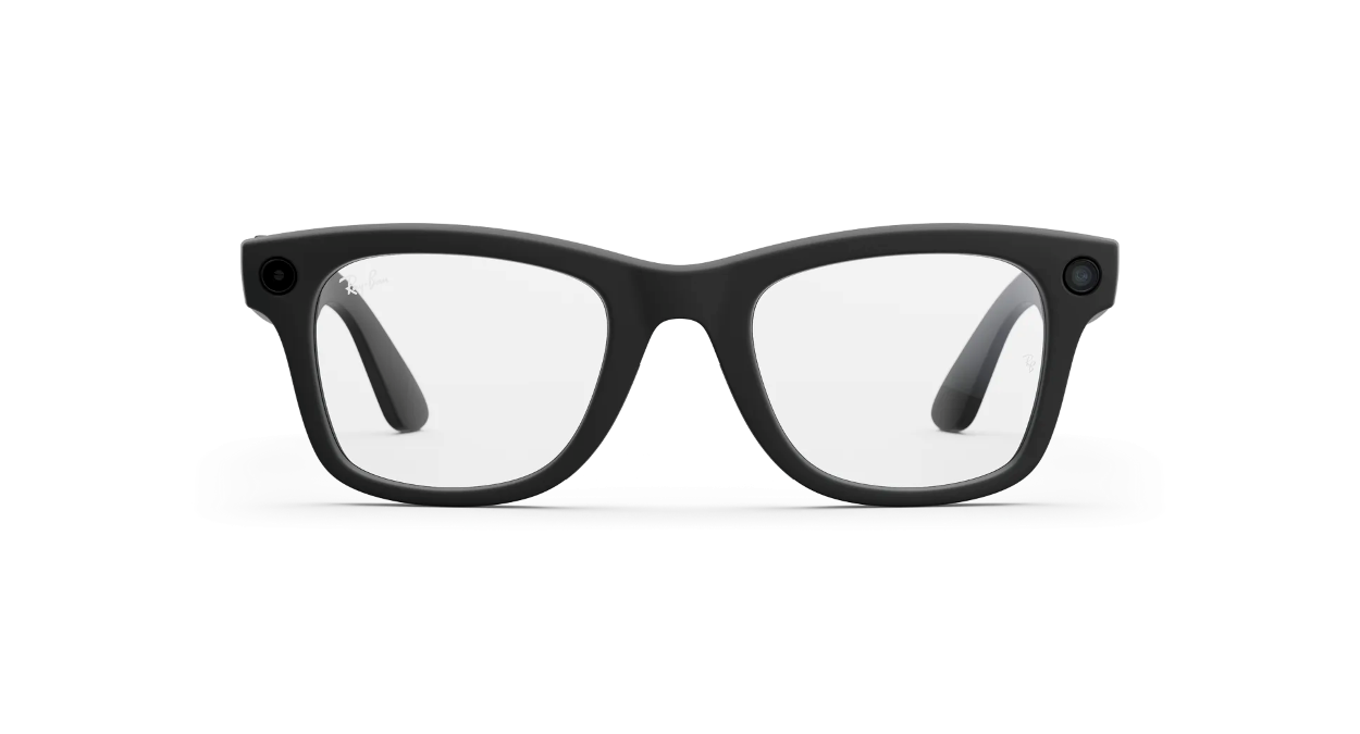 image: ray ban meta smart glasses, front view