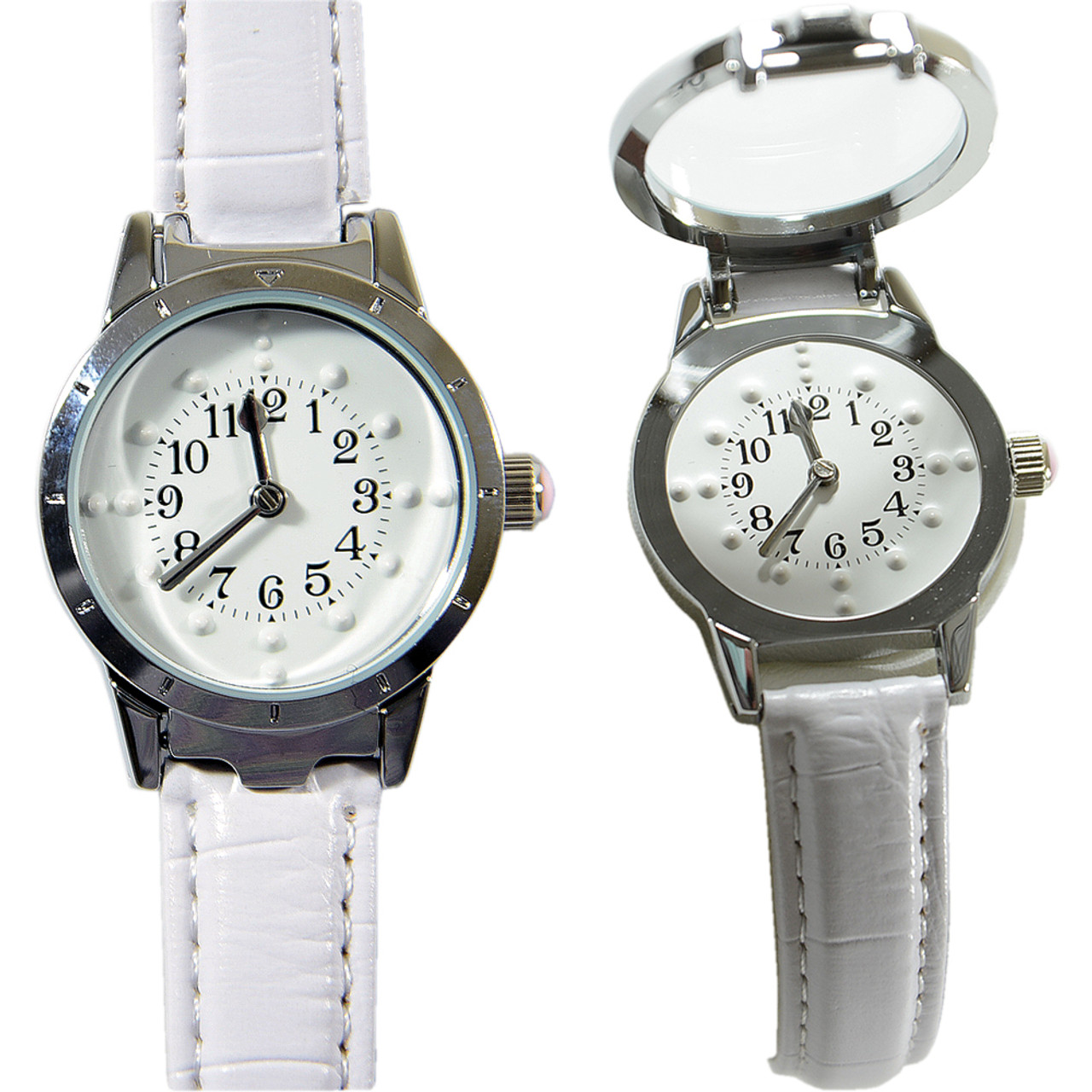 White face 2025 silver watch