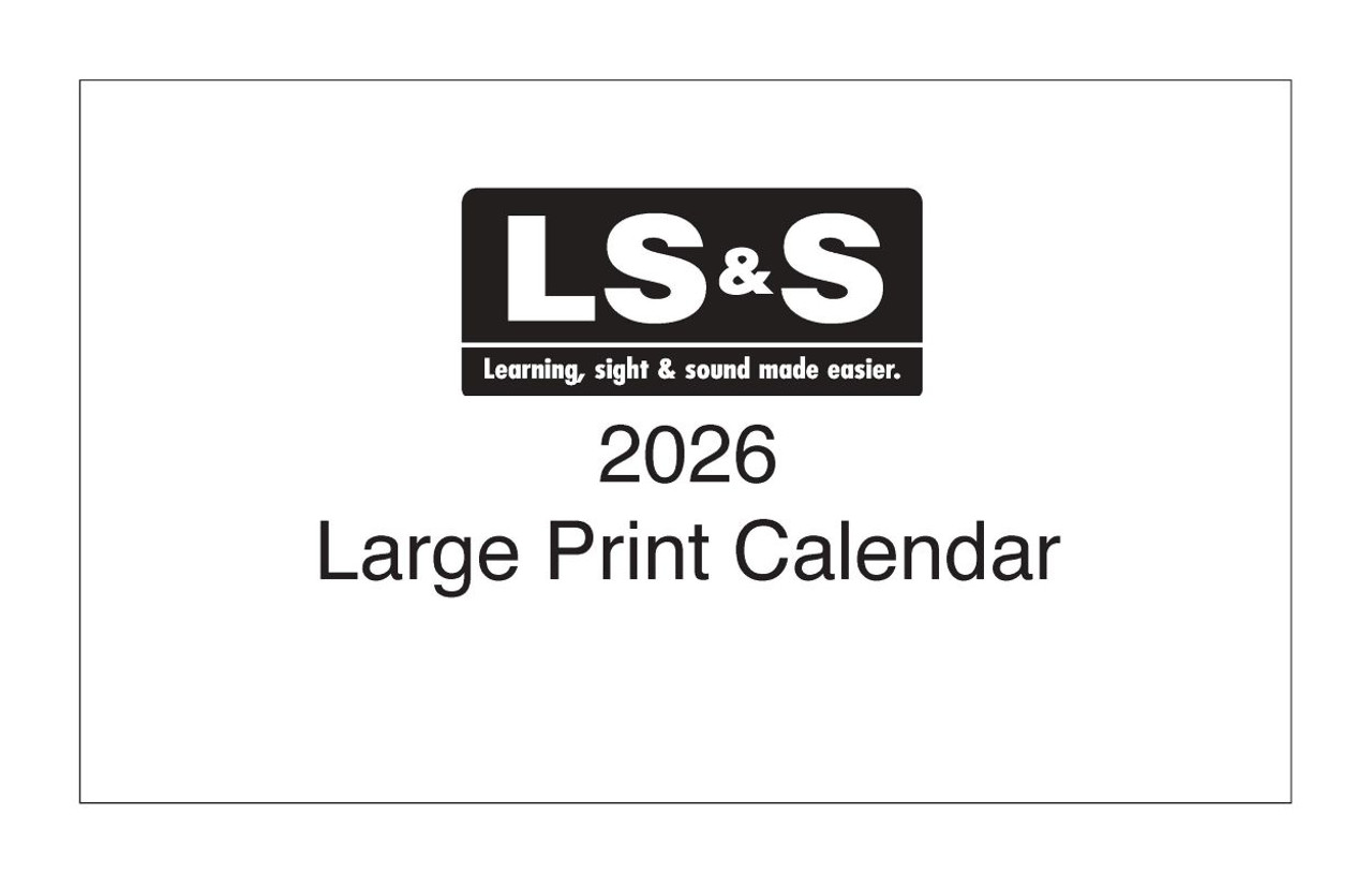 Image: 2026 large print calendar cover