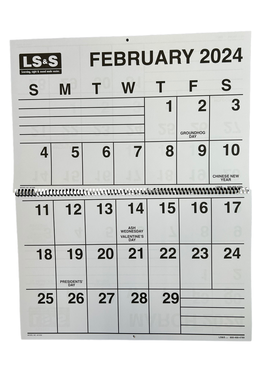 Extra Large Planning Calendar | LS&S extra-large-planning-calendar-ls-s