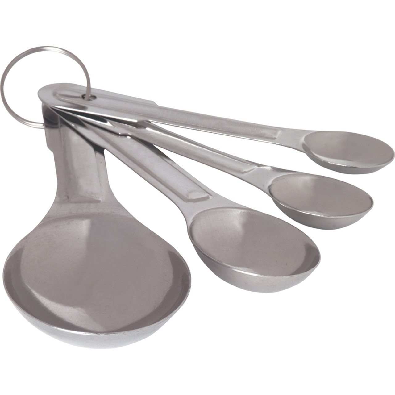 image: metal measuring spoons