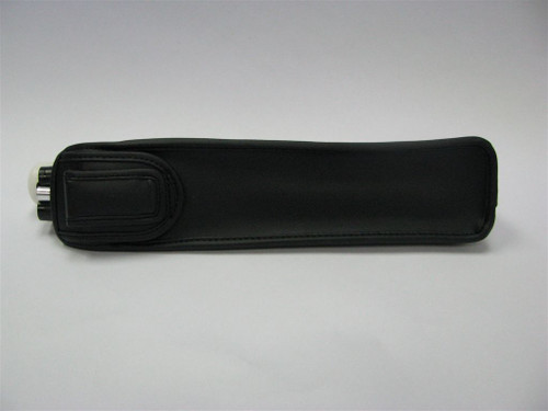 Mobility Cane Pouch - Black Leather